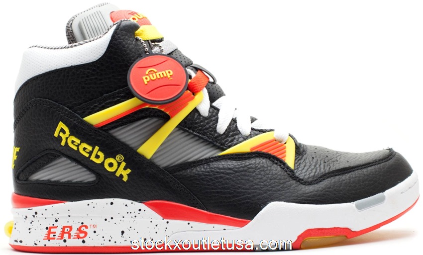 Outlet Reebok Pump Omni Zone Packer Shoes Nique Black 4-V57687