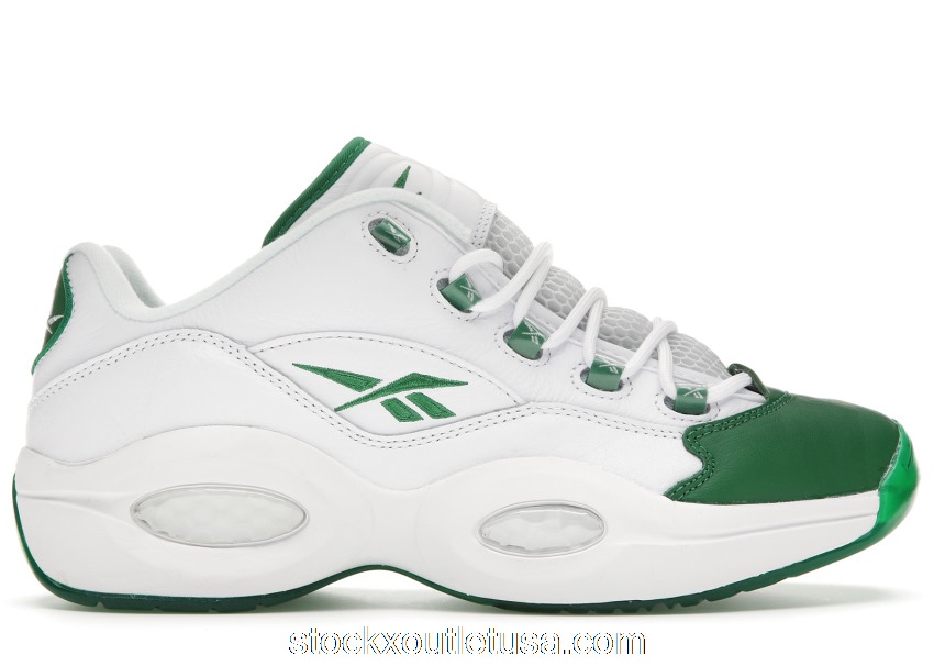 Outlet Reebok Question Low Green Toe GZ0367