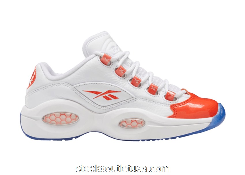 Outlet Reebok Question Low Patent Orange (GS) FY2344