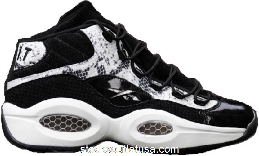 Outlet Reebok Question Mid Bait Snake GITD V47706