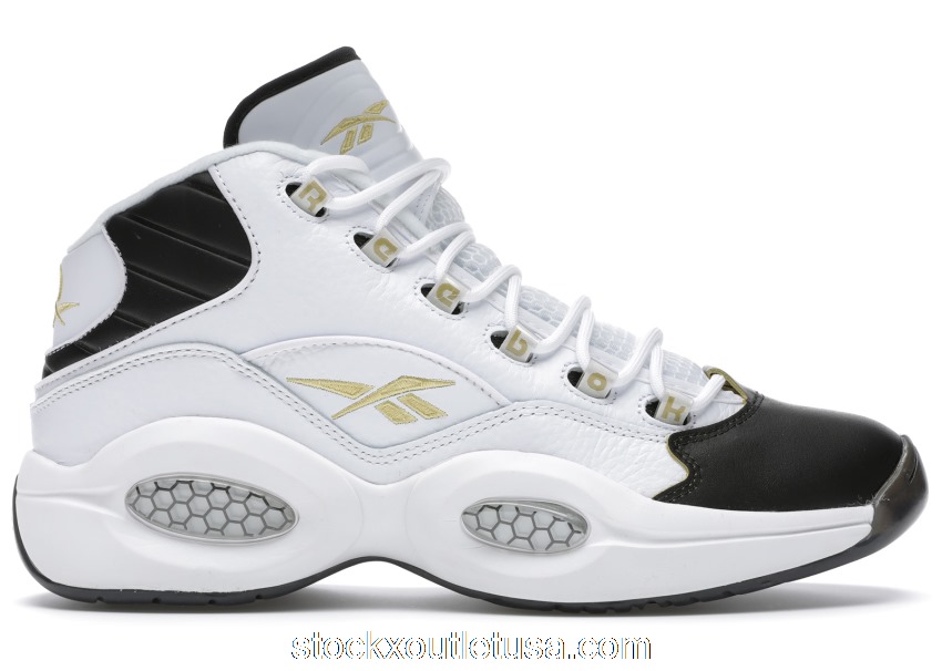 Outlet Reebok Question Mid Black Toe EF7599