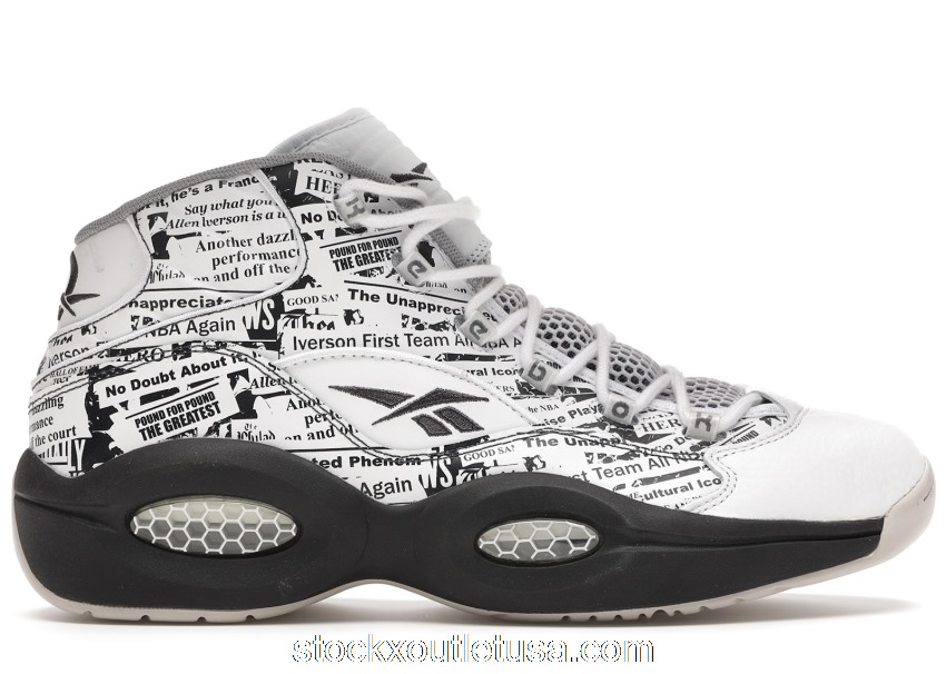 Outlet Reebok Question Mid Misunderstood V69765-WHT