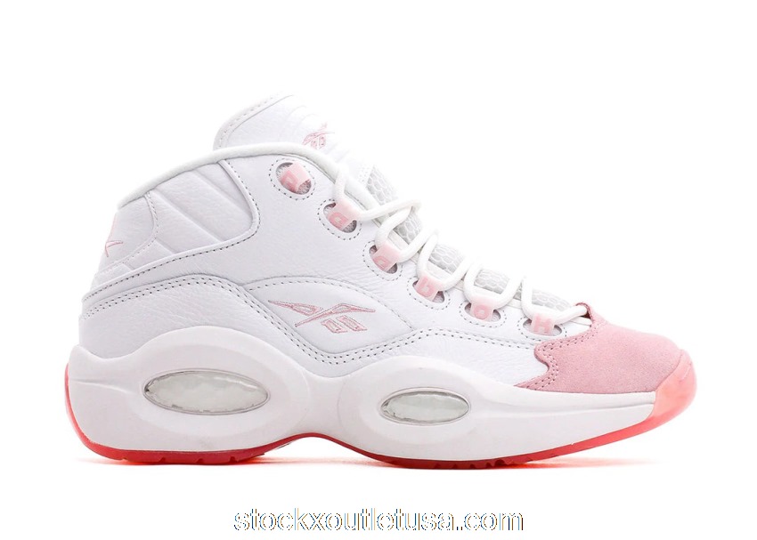 Outlet Reebok Question Mid Pink Toe (GS) GX9357