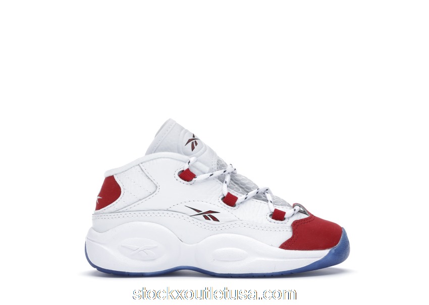 Outlet Reebok Question Mid Red Toe 25th Anniversary (TD) FY2267