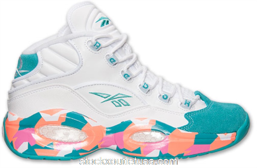 Outlet Reebok Question Mid White Noise M44034