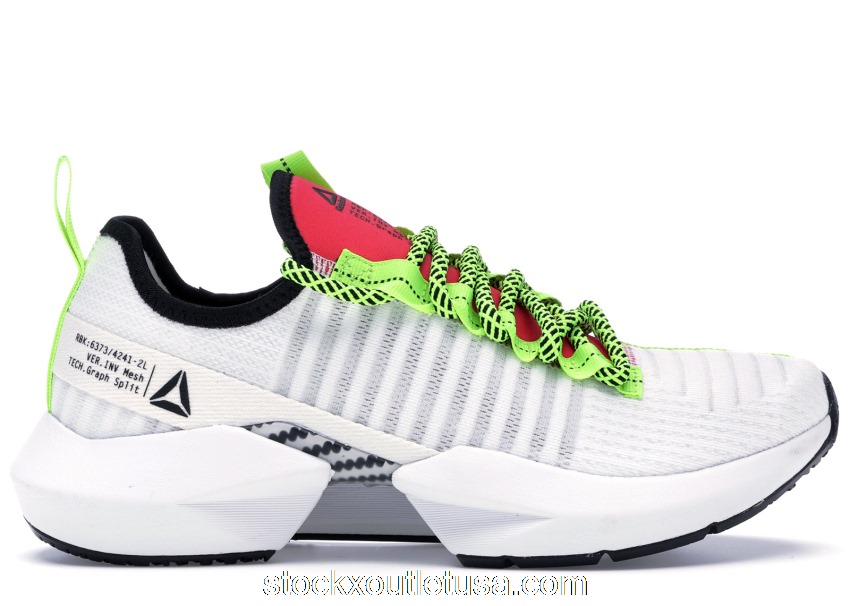 Outlet Reebok Sole Fury White Black Lime DV4482