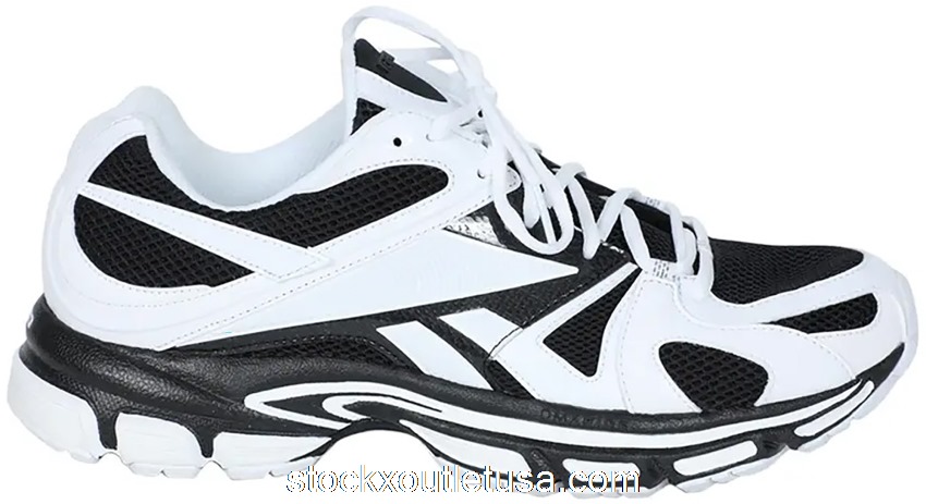 Outlet Reebok Spike Runner 200 Vetements Black White