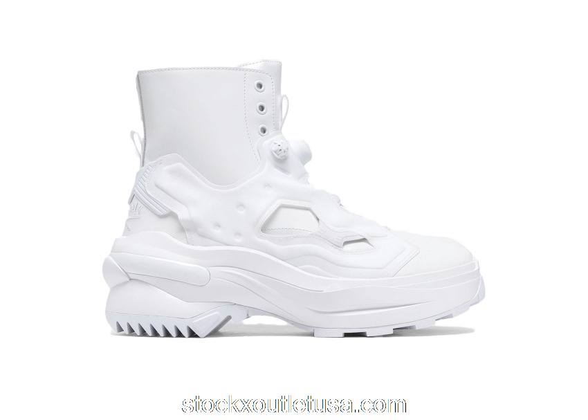 Outlet Reebok Tabi Instapump Fury Lo Maison Margiela Triple White (W)