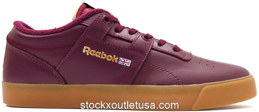 Outlet Reebok Vulcanized Workout Low Burgundy M41596