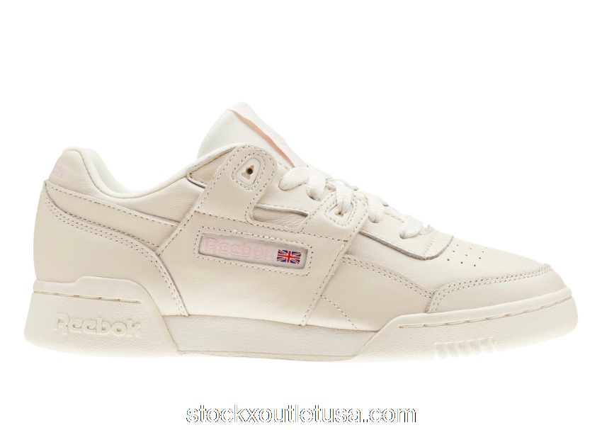 Outlet Reebok Workout Lo Plus White Practical Pink (W) CN4610