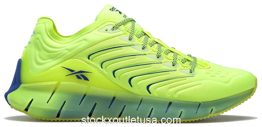 Outlet Reebok Zig Kinetica Chromat Acid Yellow FX2461