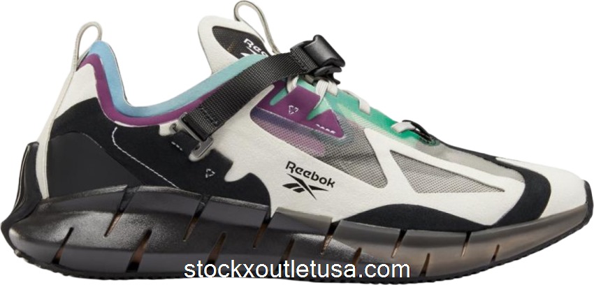 Outlet Reebok Zig Kinetica Concept Type 1 White Black Purple Green
