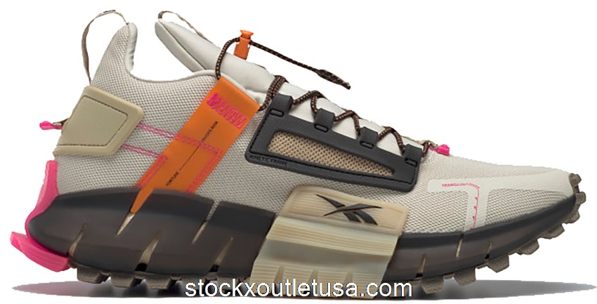 Outlet Reebok Zig Kinetica Edge Alabaster Orange Pink FV3835