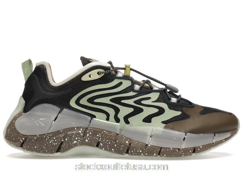 Outlet Reebok Zig Kinetica II Brain Dead Grey Green S23890
