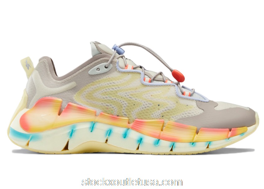 Outlet Reebok Zig Kinetica II Brain Dead Paper Lemon Glow S23891