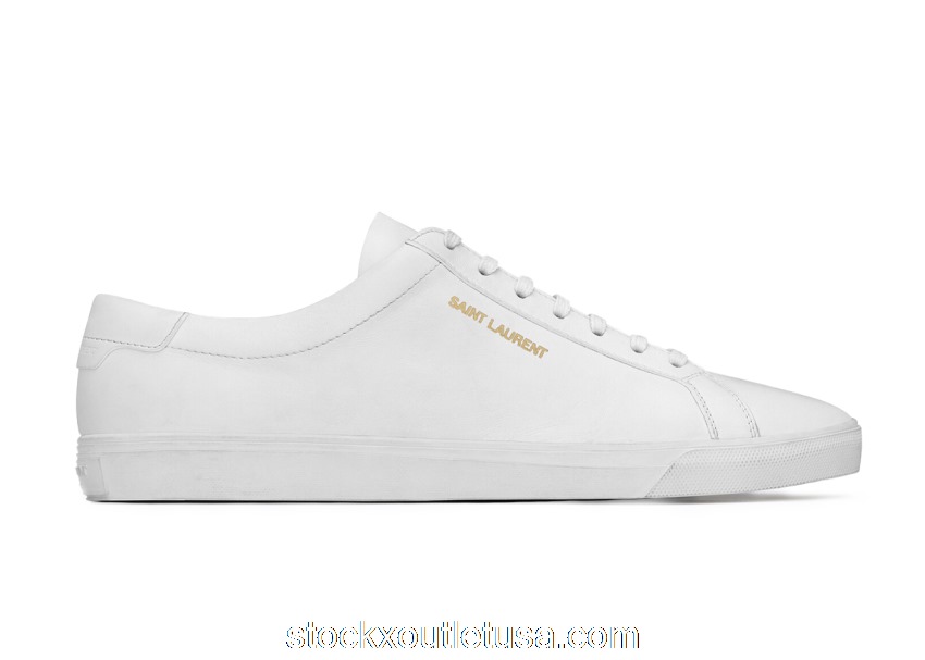 Outlet Saint Laurent Andy Low Optic White 6068330M5009030