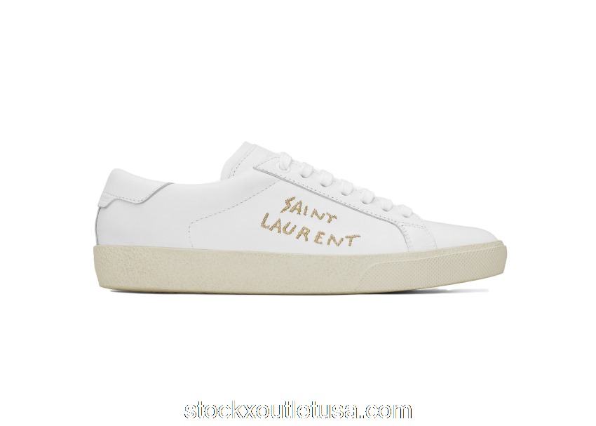 Outlet Saint Laurent Court Classic SL/06 Optic White (W) 5141610M5009030