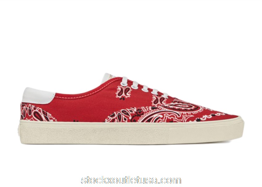 Outlet Saint Laurent Skate Lace Up Flame Bandana 340249GMO006521