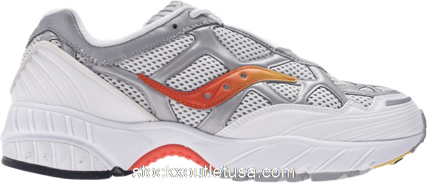 Outlet Saucony Grid Web Kith Orange