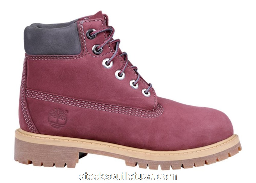 Outlet Timberland 6 Inch Premium Boot Bordeaux (GS) TB0A1BAQC60