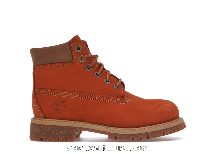 Outlet Timberland 6 Inch Premium Boot Burnt Orange (PS) TB0A1ADCD49