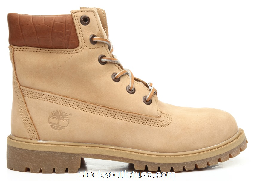 Outlet Timberland 6 Inch Premium Boot Khaki (GS) TB0A1RRIK38