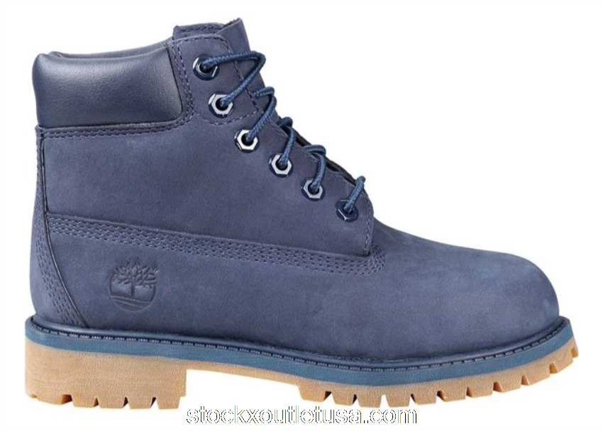 Outlet Timberland 6 Inch Premium Boot Navy (PS) TB03773A484