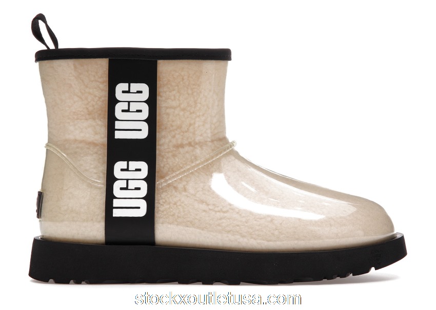 Outlet UGG Classic Clear Mini Boot Natural Black (W) 1113190-NBLC