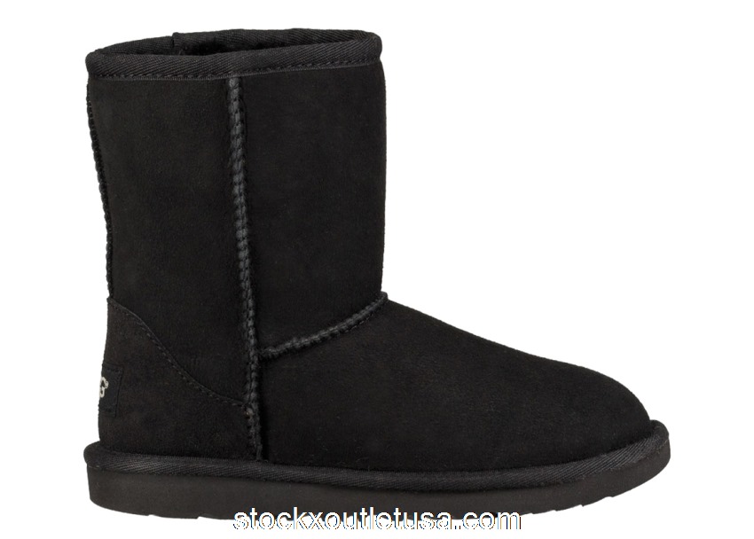 Outlet UGG Classic II Boot Black (Kids) 1017703K-BLK