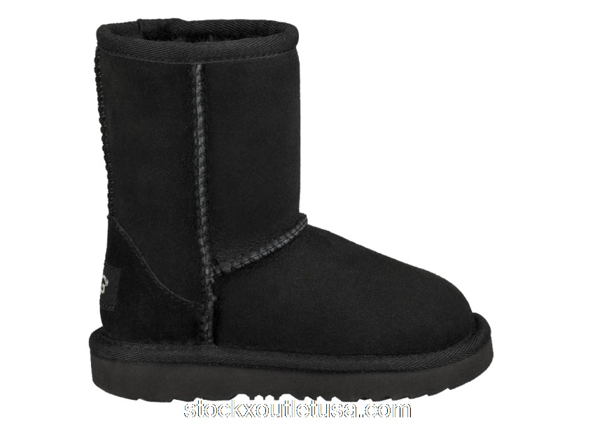 Outlet UGG Classic II Boot Black (Toddler) 1017703T-BLK