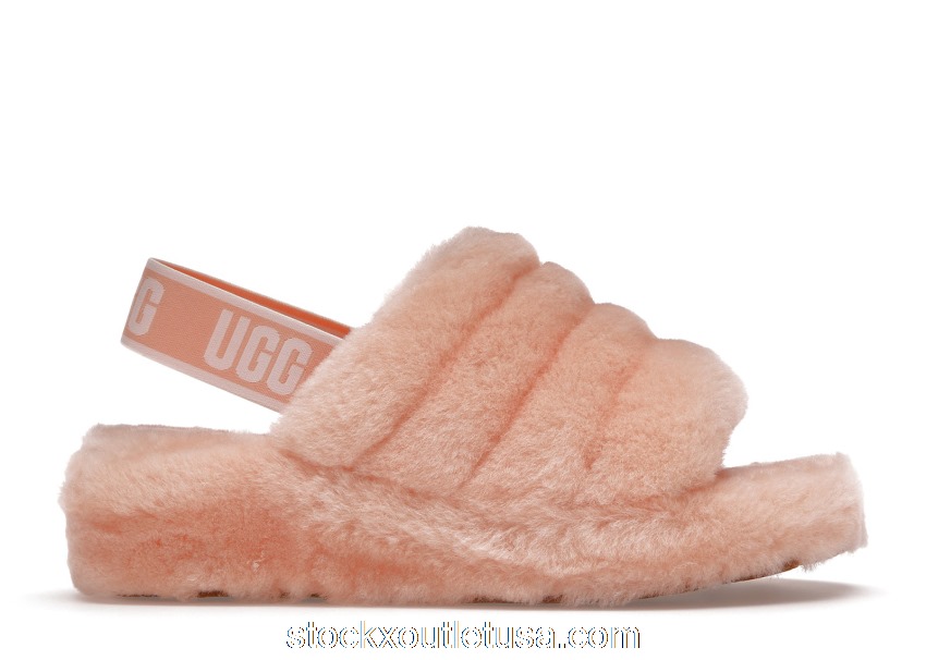 Outlet UGG Fluff Yeah Slide Scallop (W) 1095119-SCLL