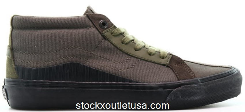 Outlet Vans 138 Mid Taka Hayashi Military Green VN0A45K7VTQ