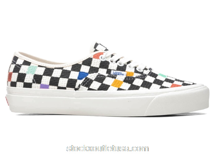 Outlet Vans Authentic 44 DX Anaheim Factory Needlepoint Checkerboard VN0A54F29GL