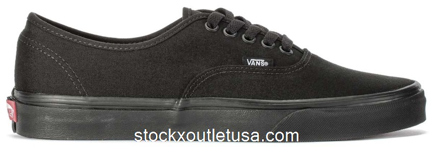 Outlet Vans Authentic Black Canvas VN000EE3BKA