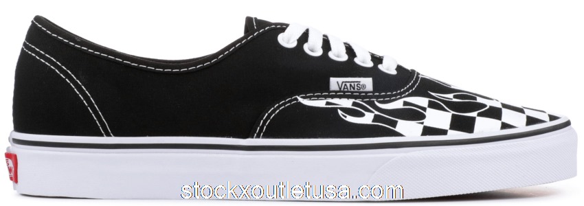 Outlet Vans Authentic Checker Flame VN0A38EMRX8