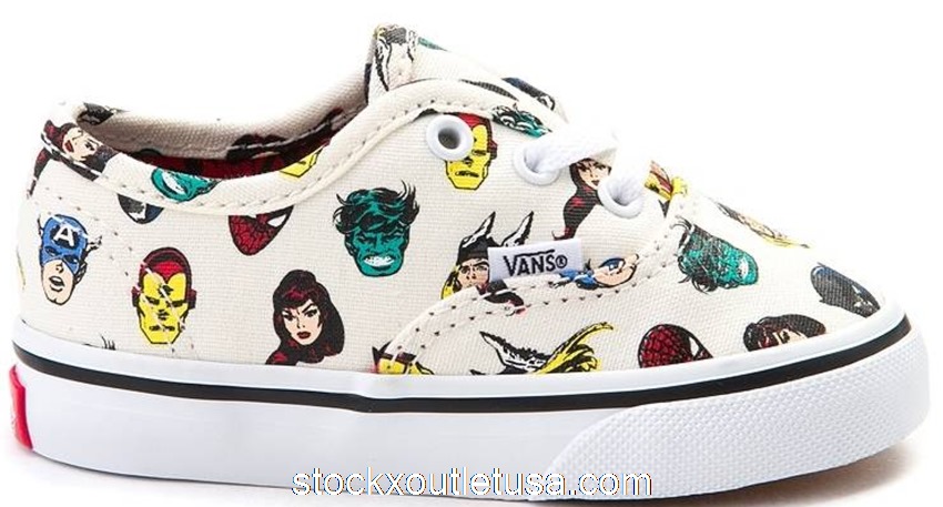 Outlet Vans Authentic Elastic Marvel Avengers (TD) VA38E8U41