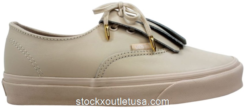 Outlet Vans Authentic Fringe Leather Whisper Pink VN0A3DPFOES