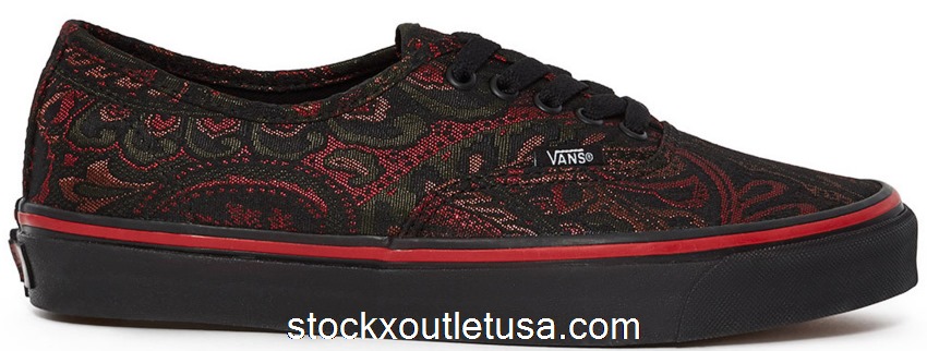 Outlet Vans Authentic Opening Ceremony Paisley Tango Red