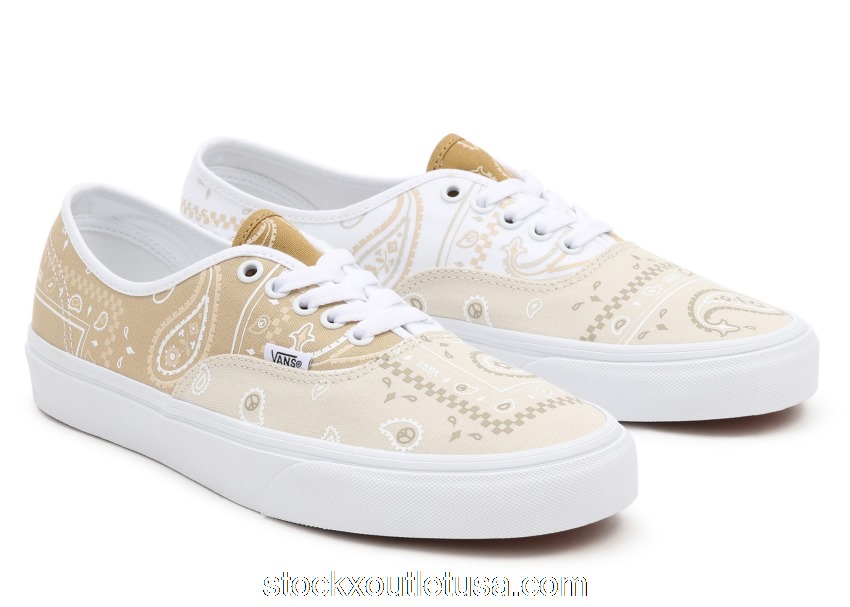 Outlet Vans Authentic Peace Paisley Peace True White VN0A5KRDATI