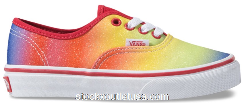 Outlet Vans Authentic Rainbow Glitter Pride (2019) (PS)