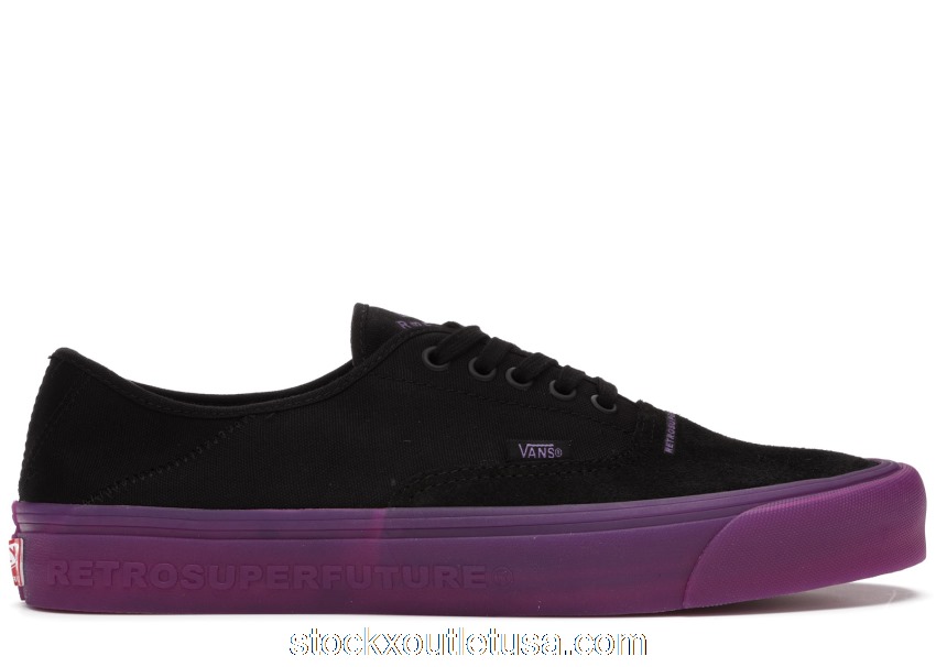 Outlet Vans Authentic Retrosuperfuture Black VN0A3DPBTF4