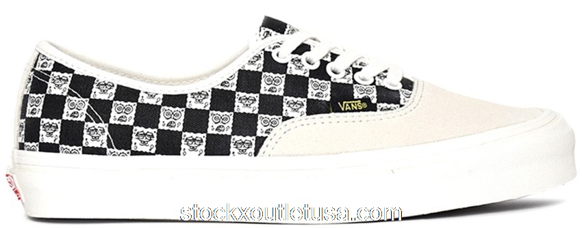Outlet Vans Authentic Spongebob Checkerboard V00UDDQ6Q
