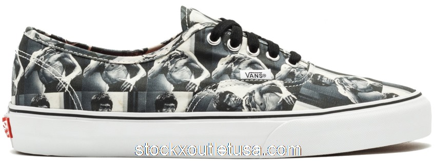 Outlet Vans Authentic Supreme Bruce Lee (White) VN0000ANM