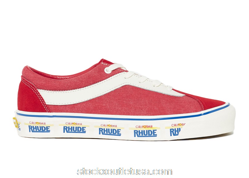 Outlet Vans Bold Ni Rhude Red VN0A3WLPTHE