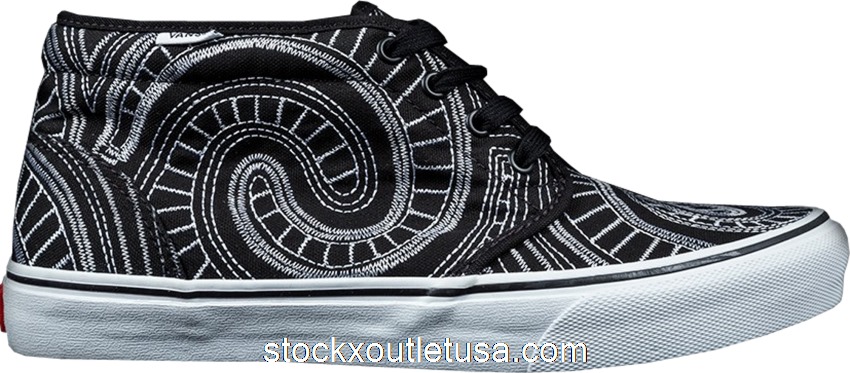 Outlet Vans Chukka Boot Supreme Spiral Black VN0SCVEFU