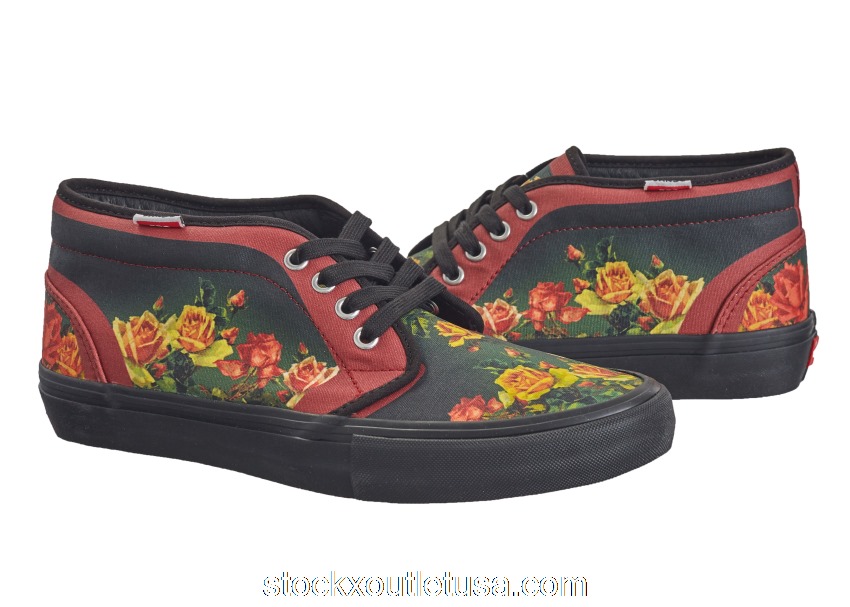 Outlet Vans Chukka Supreme Jean Paul Gaultier Burgundy VN0A49G2