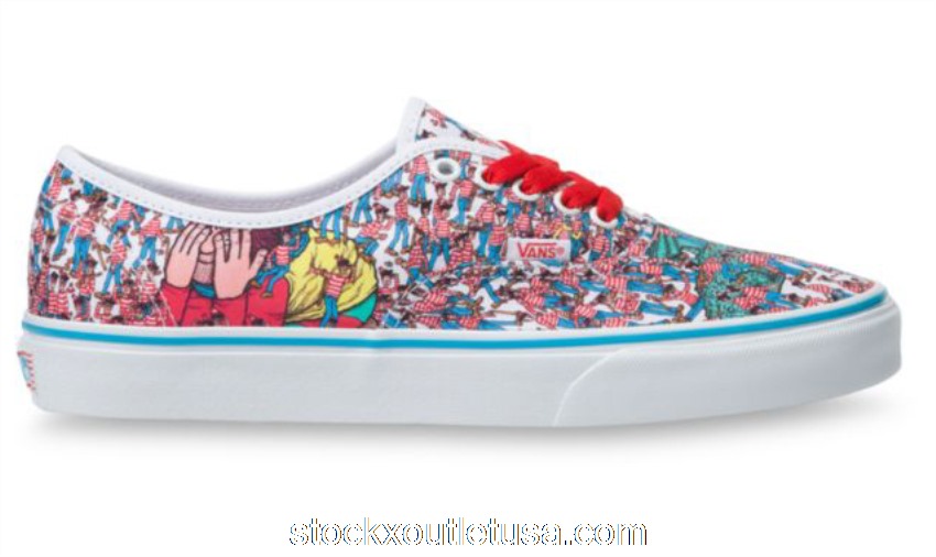 Outlet Vans Classic Authentic Wheres Waldo Land of Waldos VN0A348A3RZ