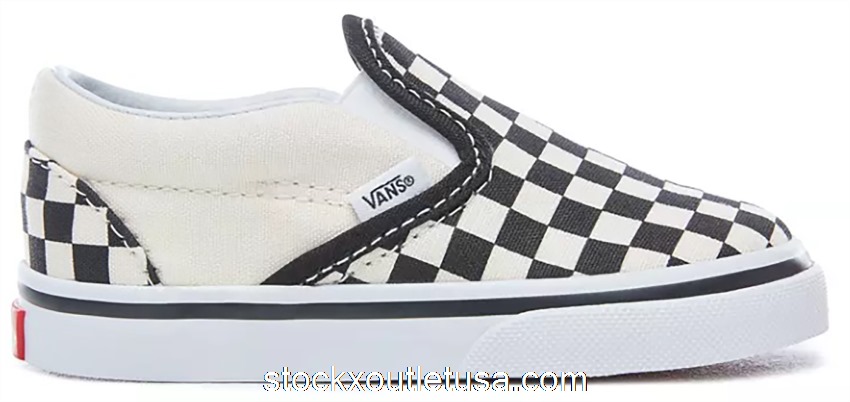 Outlet Vans Classic Slip-On Checkerboard (TD) VN000EX8BWW