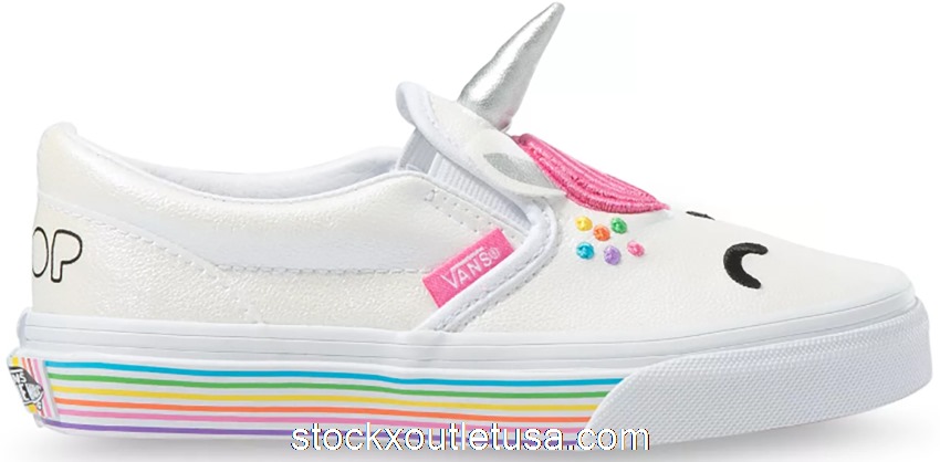 Outlet Vans Classic Slip-On Flour Shop Unicorn (PS)
