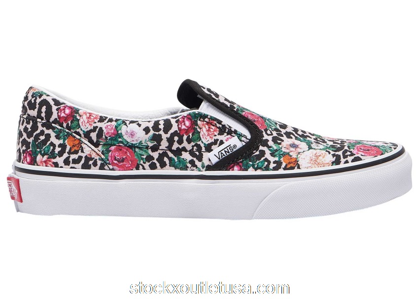 Outlet Vans Classic Slip-On Leopard Floral (GS) VN0A4UH87TJ